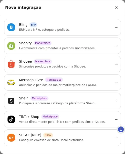 Janela Nova integração com o cartão SEFAZ (NF-e) em destaque (1)